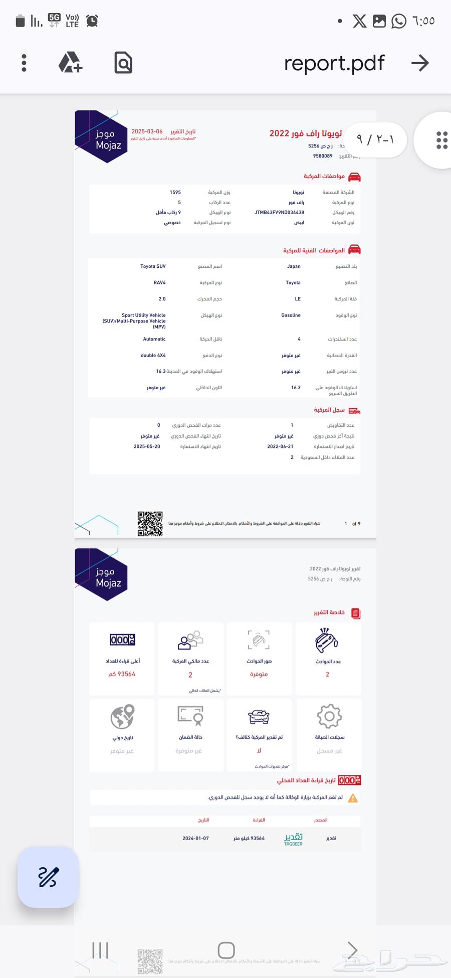 تايوتا رافور 202263147712385281111