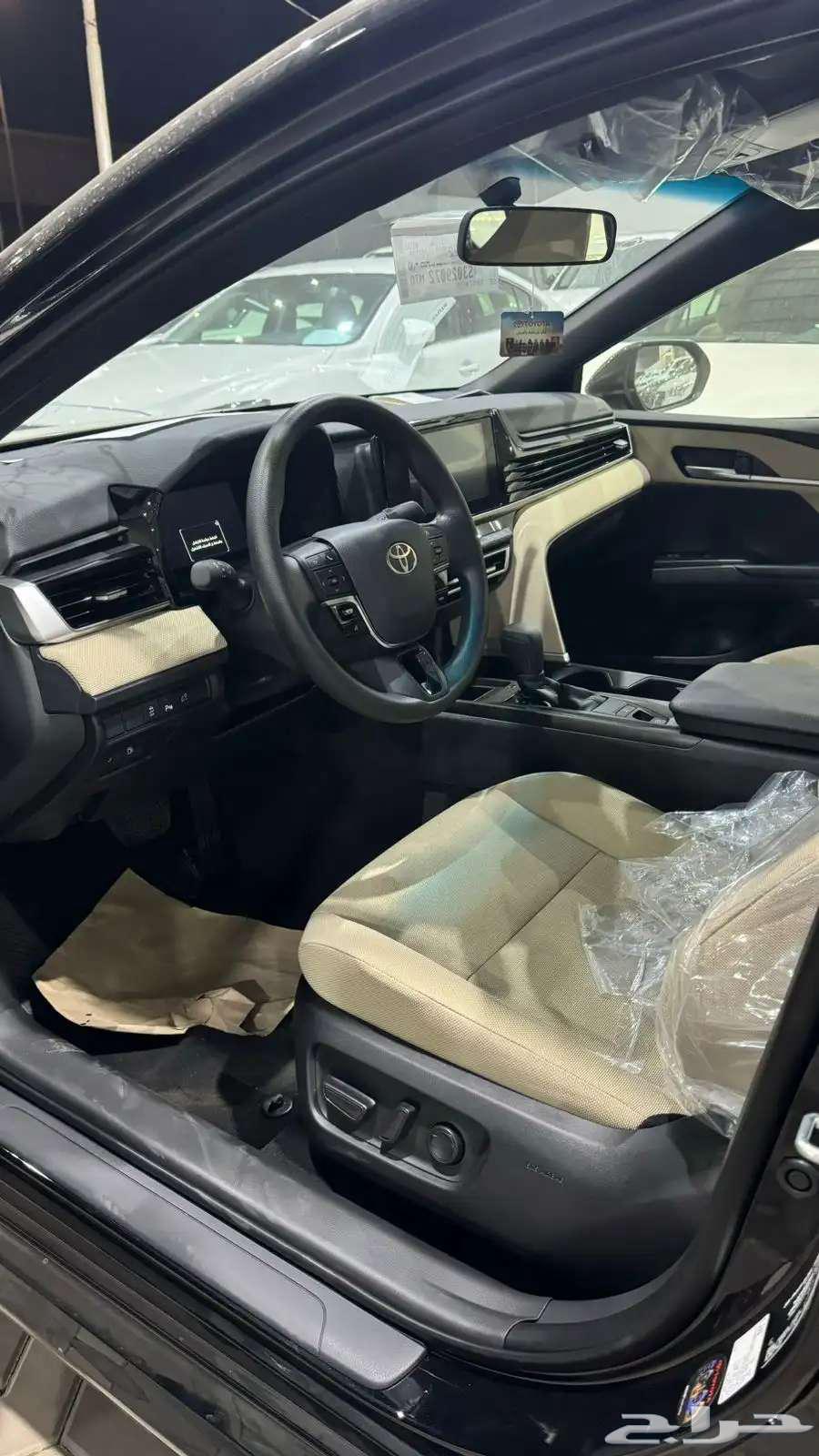 Toyota Camry E gasoline black Saudi 2025 cash and installments63142174717314113