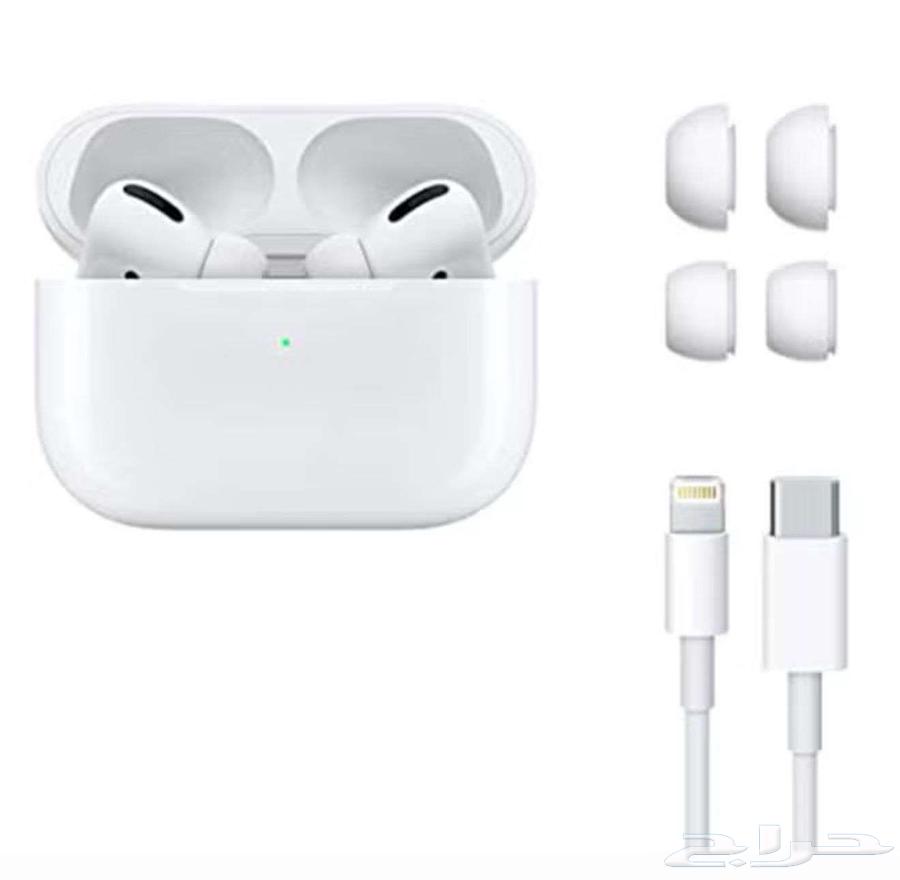 Airpods Pro مع علبة شحن مغناطيسي آمن 2021 اللون الأبيض63083904822019111