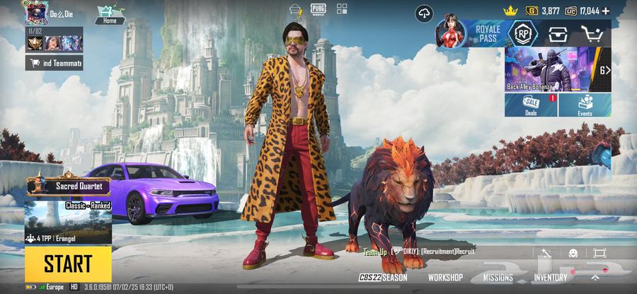 Pubg Account 86  lvl M416 Akm Glacier MaX  9 X -Suits63077784873091113