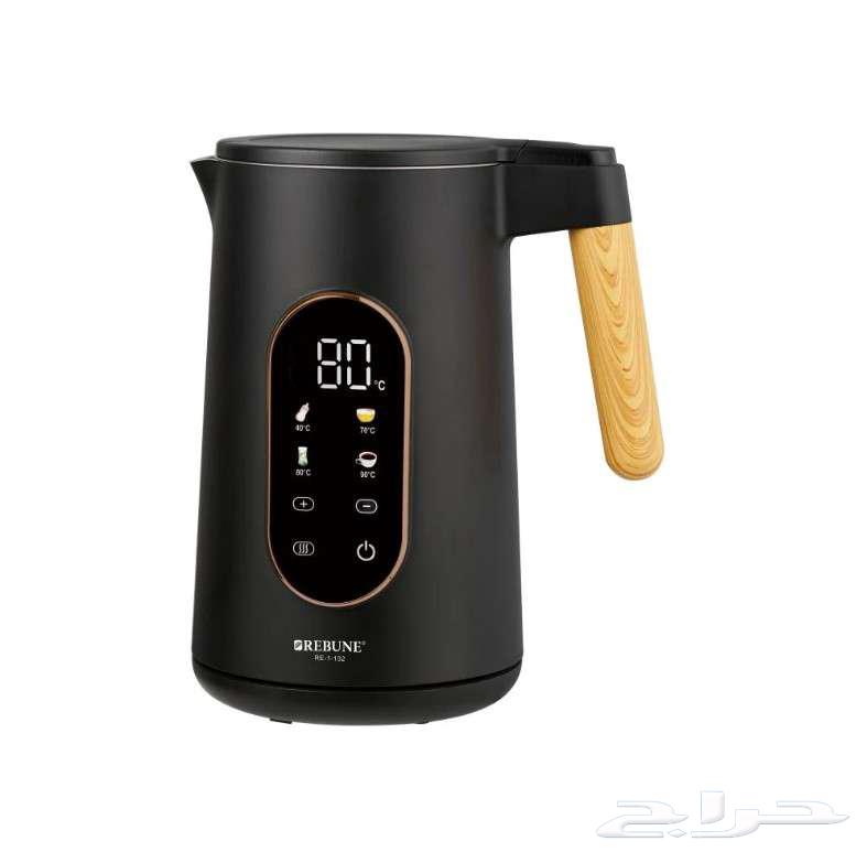 Ribbon Stainless Steel Kettle with LED Touch Screen, 1.7 Liter Capacity63072109382403113