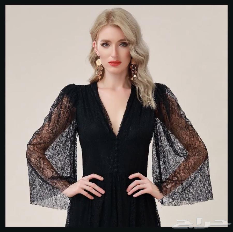 فستان اسود من اتزماين63071716768257111