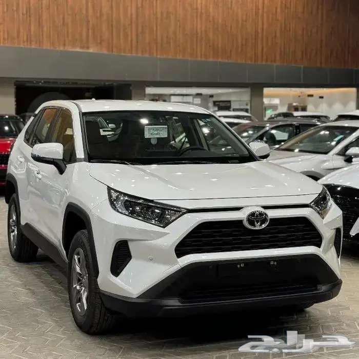 تويوتا-راف فورLEبدون دبل بنزين - ابيض-اسود -سعودى-بطاقه202563105145111555111