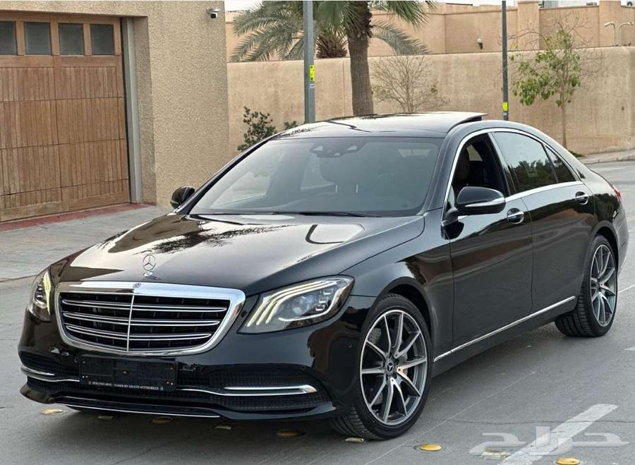 Mercedes S450 Black 2020, Odometer 27 thousand, in agency condition.63084568046337111