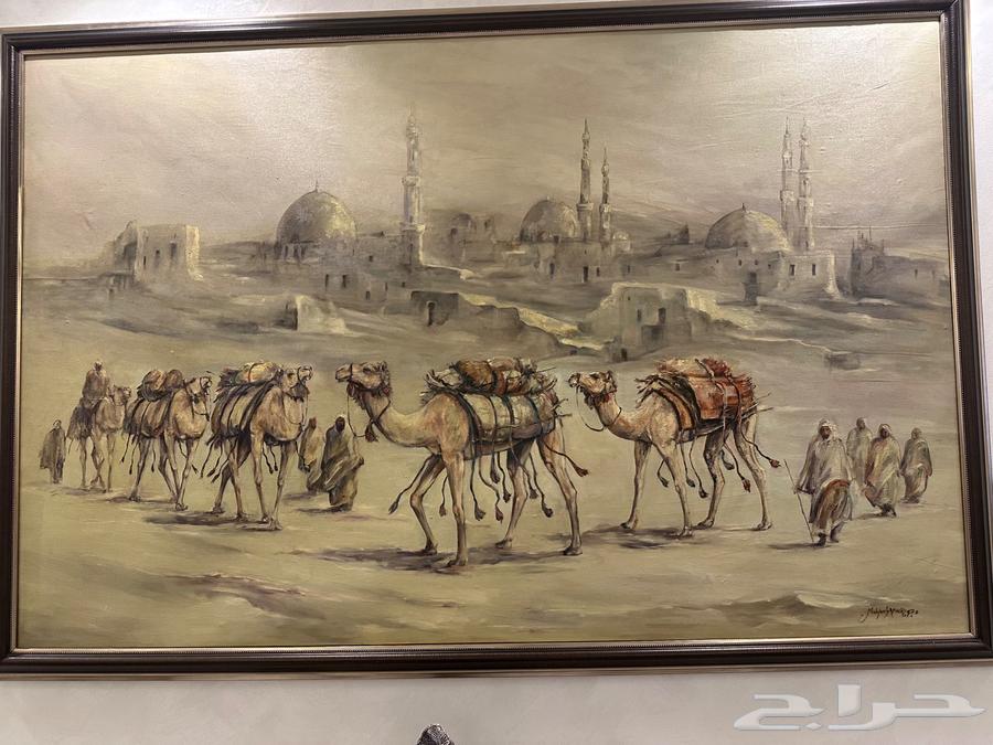 لوحة فنية قديمة للبيع ( استفسار )63057994868226112