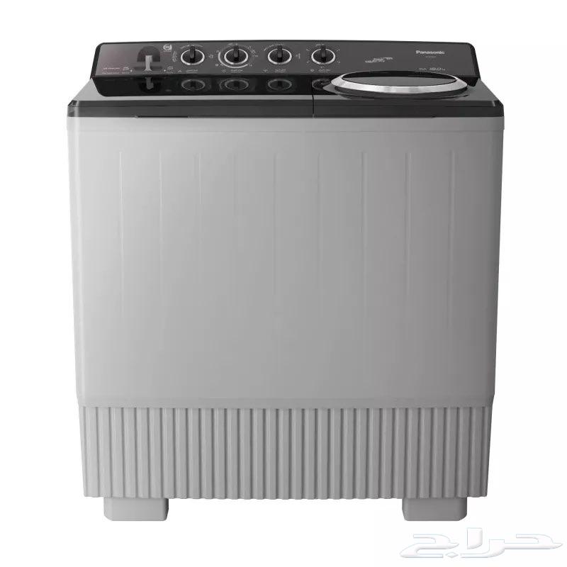 1 Panasonic Semi-Automatic Washing Machine with Two Tub 18 kg Gray63054832616449114