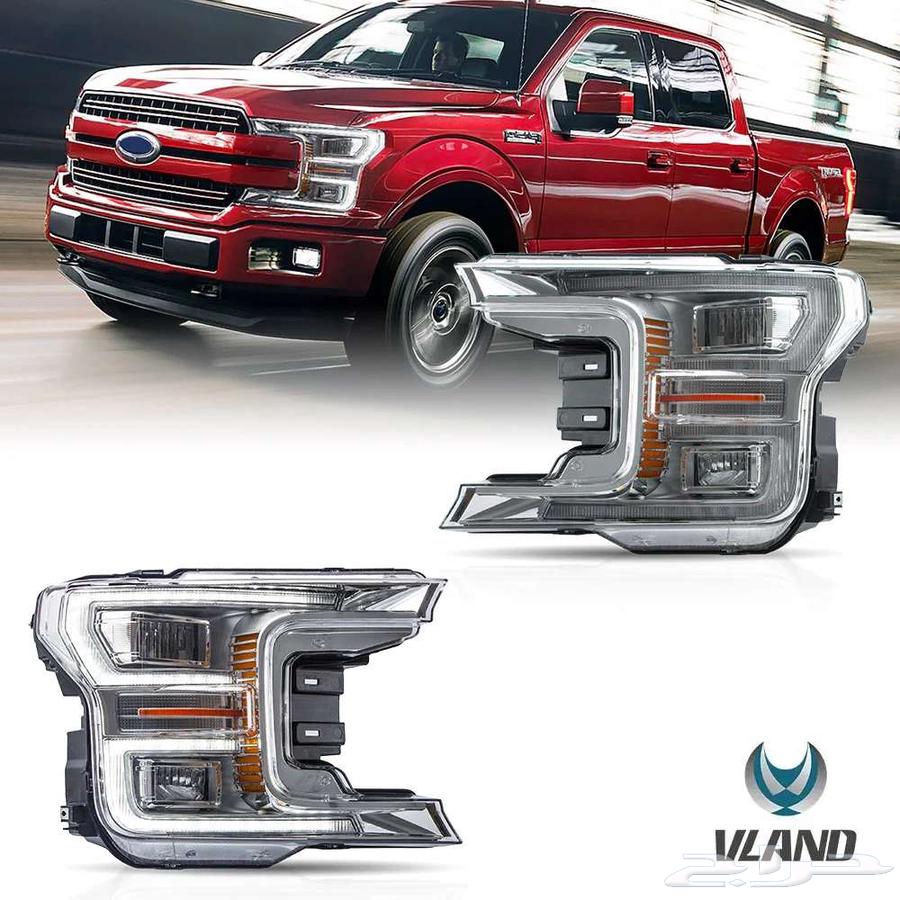 VLAND Full LED Front Fog Lights for Ford F150 2018-2020 V2 Edition630764478177301119