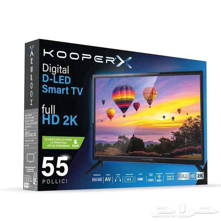 شاشة تلفزيون سمارت 4K بحجم 55 بوصة كوبيركس نظام أندرويد630453779394571119