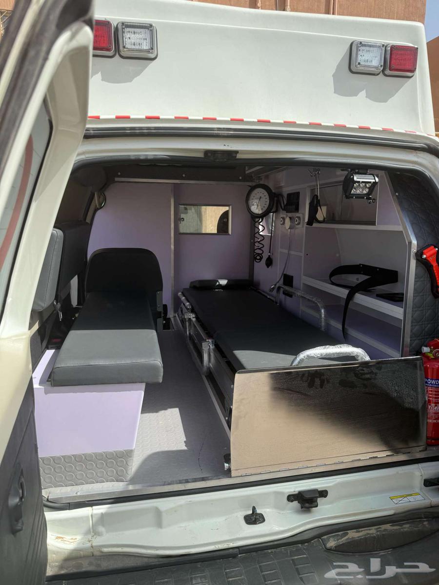 An ambulance patrol car equipped to the 2020 model standard63059842918147112