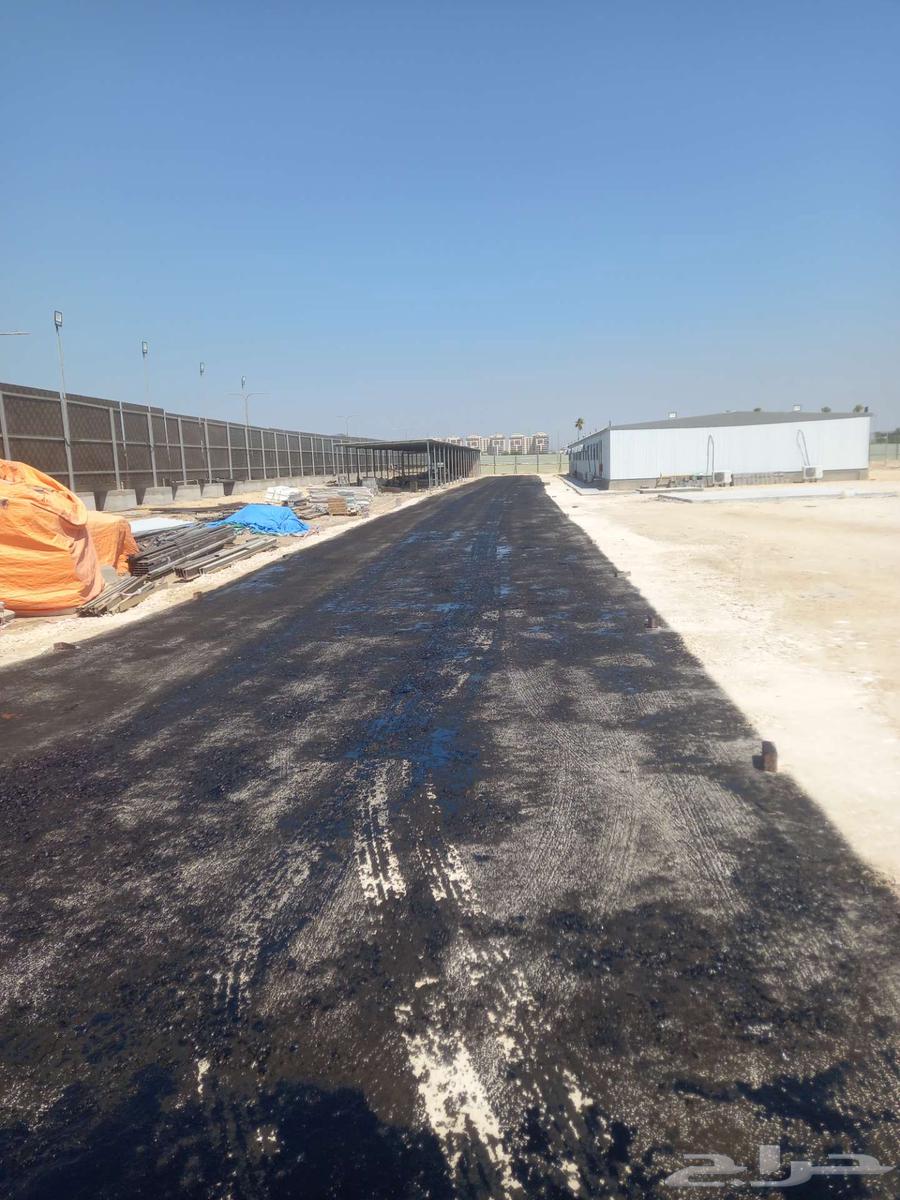 اعمال اسفلت وتوصيل الوصلات الخارجي ودفن البيارات اعمال مبشور630116116785941118