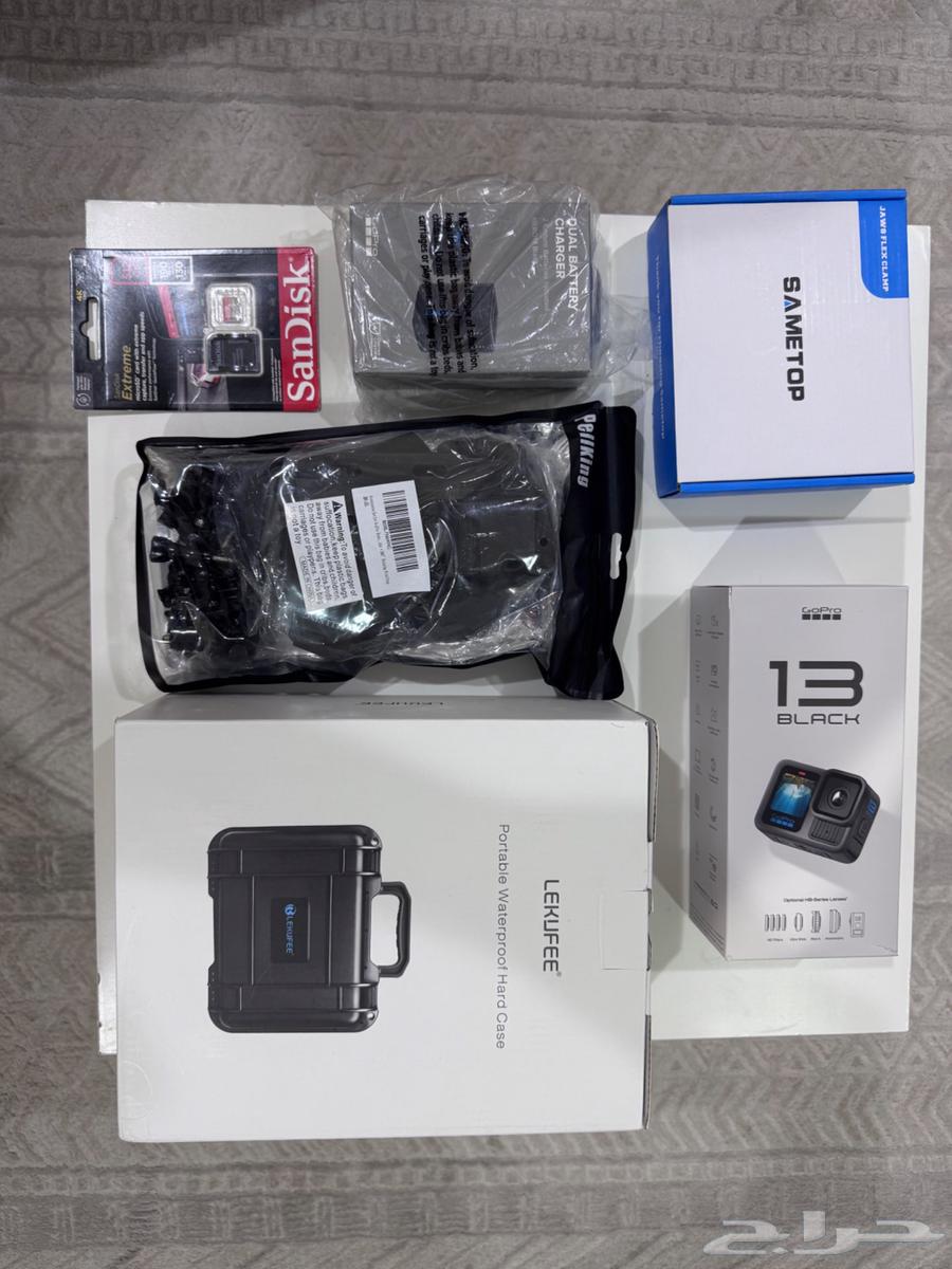 GoPro Hero 13 Black - جديد مع ملحقات63032953799681111