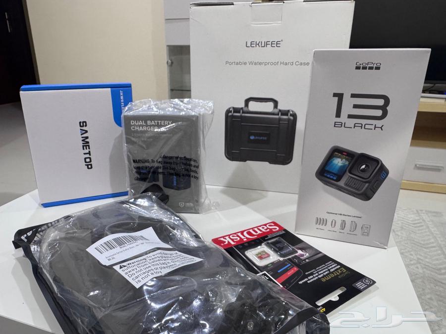 GoPro Hero 13 Black - جديد مع ملحقات630329537996811117