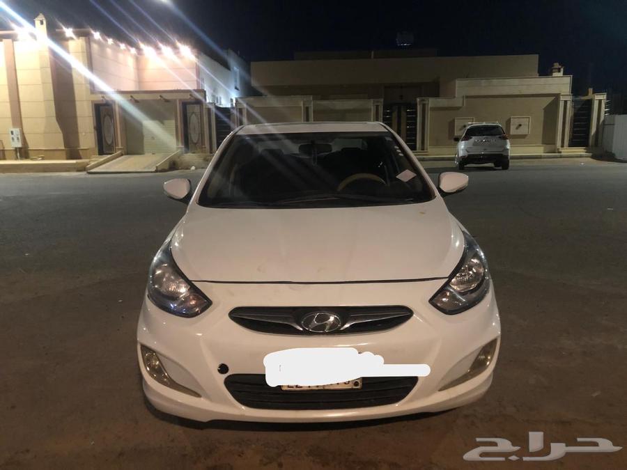سيارة اكسنت ابيض موديل 201563028388190211110