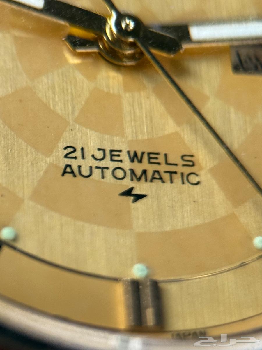 للبيع ساعة SEIKO 5 ذهبية أوتوماتيك بحالة ممتازه63021064634371113