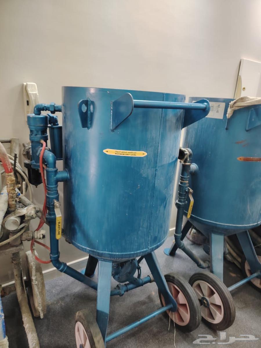 Painting machine for iron and 2 sandblasting units with all required accessories for sale63021531189507112
