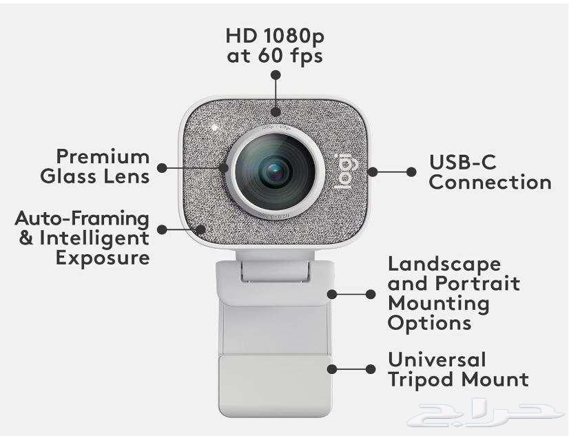Logitech Streamcam - Webcam Video FHD 1080p 60Fps camera63017954415107114