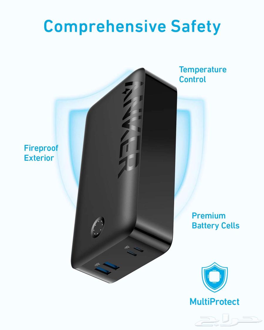 Anker Power Bank 347 شاحن محمول 40000 ملي أمبير63014973266818112