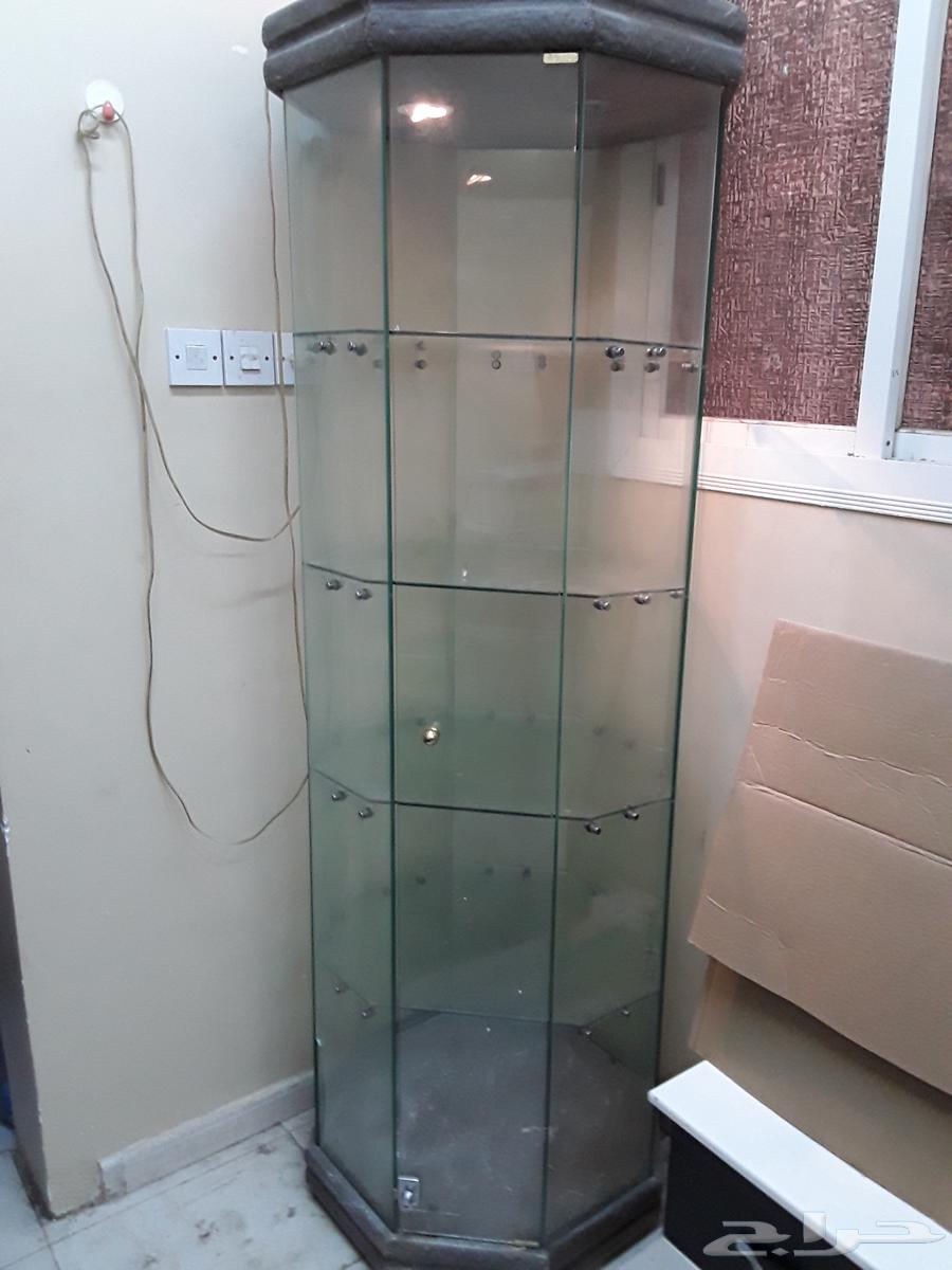 دولاب زجاجى لديكور مع اضائة بمكة63078567794307112