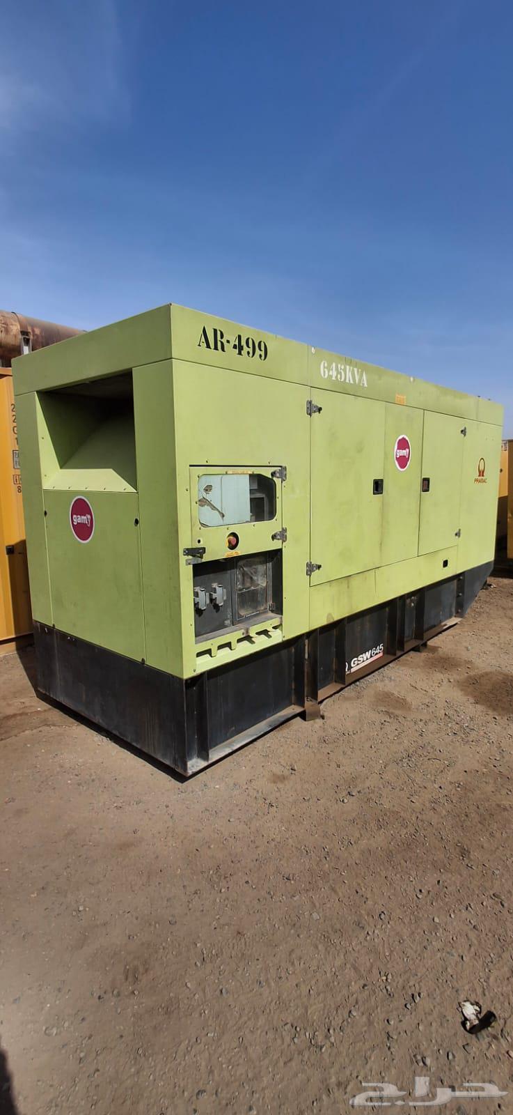 مولدات كهرباء 650 كيلوفولت مستعملة Generators kVa 65063415301591297112