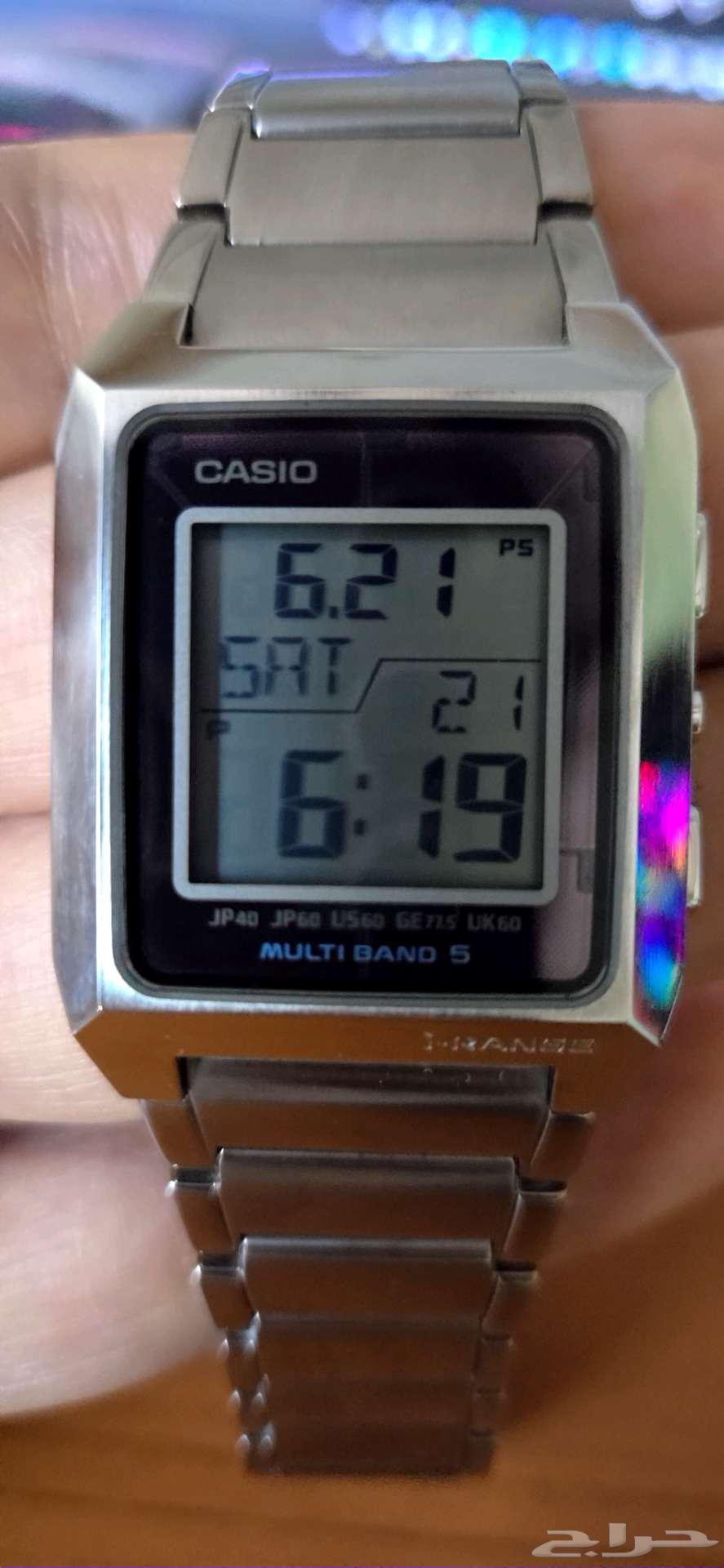 ساعة كاسيو نادره جدا اصدار ياباني Casio i-Range Titunium63414758683394111