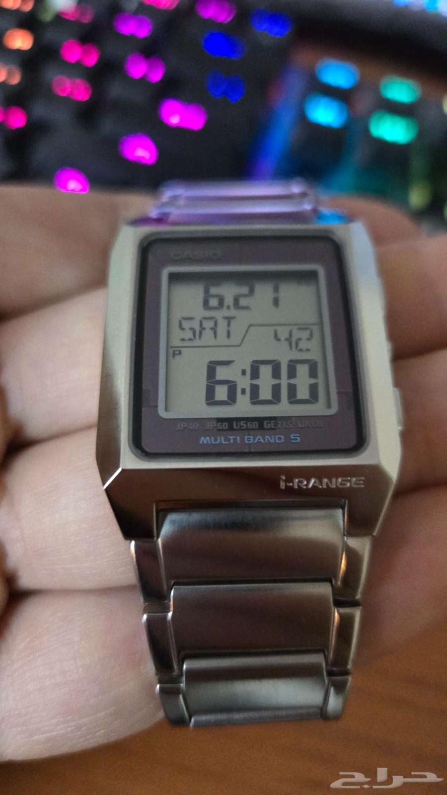 ساعة كاسيو نادره جدا اصدار ياباني Casio i-Range Titunium63414758683394112