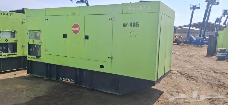 مولدات كهرباء 650 كيلوفولت مستعملة Generators kVa 65063415301591297111