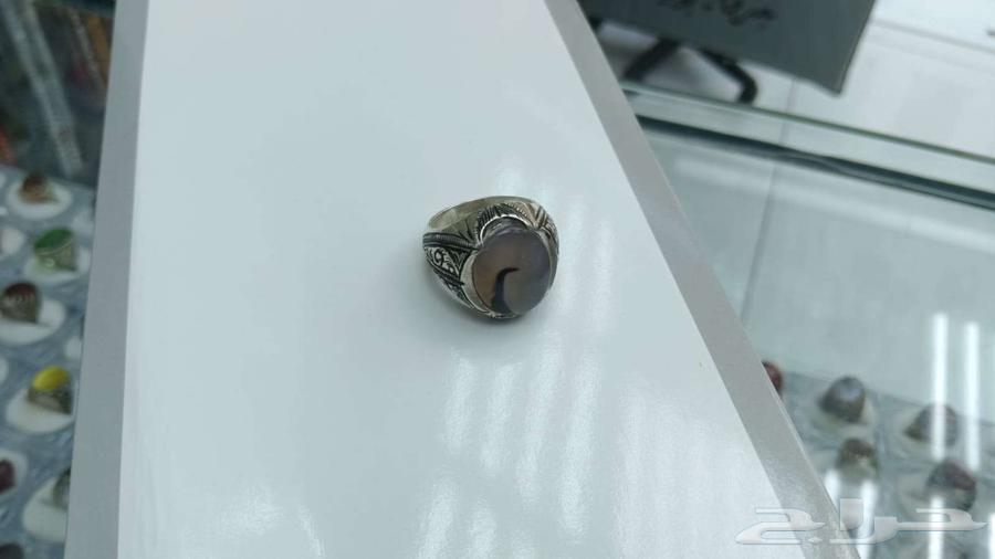 Yemeni silver agate ring634180078132511119