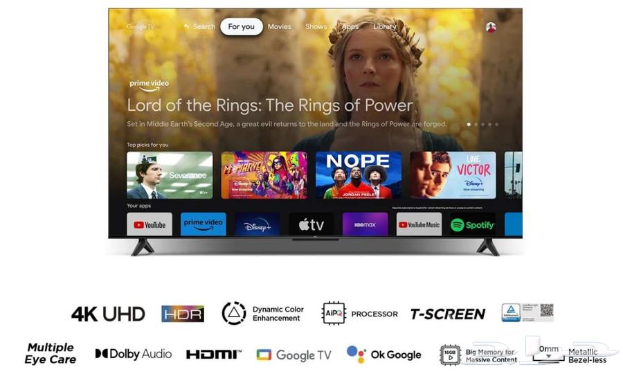 TCL 55 Inch 4K LED HDR Google TV Model  55C63563402876984578112