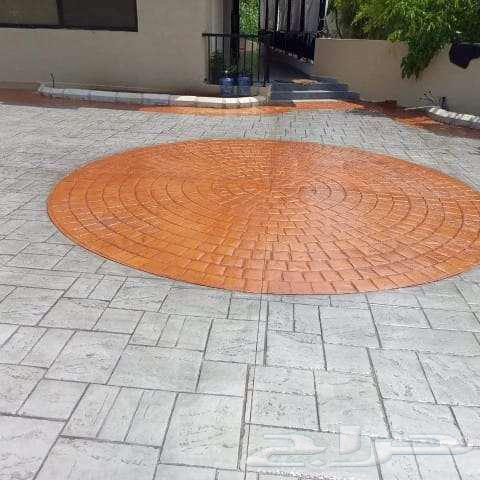 Printed slab, concrete printed decorations work budget63032302735106114