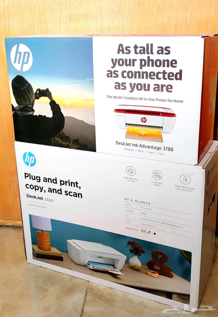 طابعة_طابعتينHP_جديدة_3 في 1_أسود و ملون63401005032193112