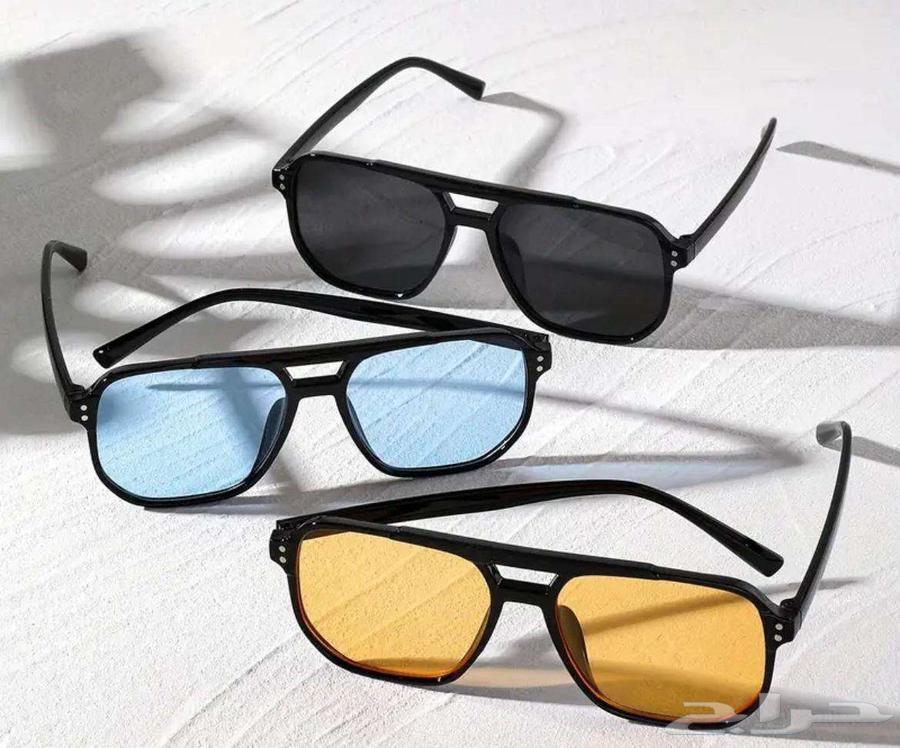 3-piece sunglasses set with different lens colors63374045480835111