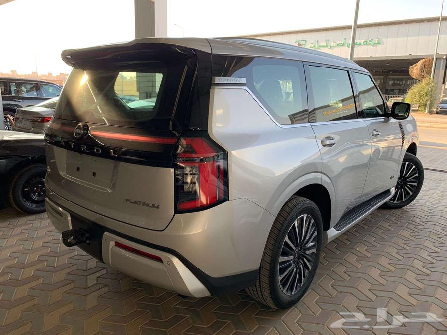 Nissan Patrol Platinum 2025 Model - Gulf - Silver Red63614183843202114
