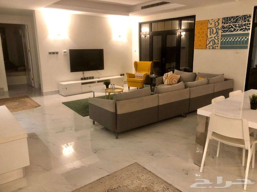 للايجار السنوي شقة عوائل مؤثثة في حي الملقا   عرض رقم H102063369018398082110