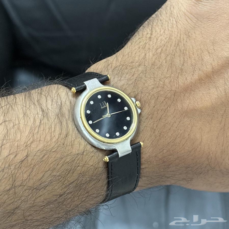 ساعة دنهل فنتج الماس ميناء اسود63365450778243114