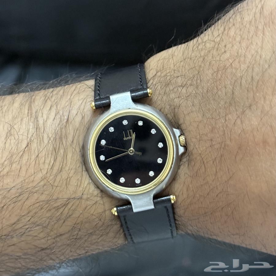 ساعة دنهل فنتج الماس ميناء اسود63365450778243113