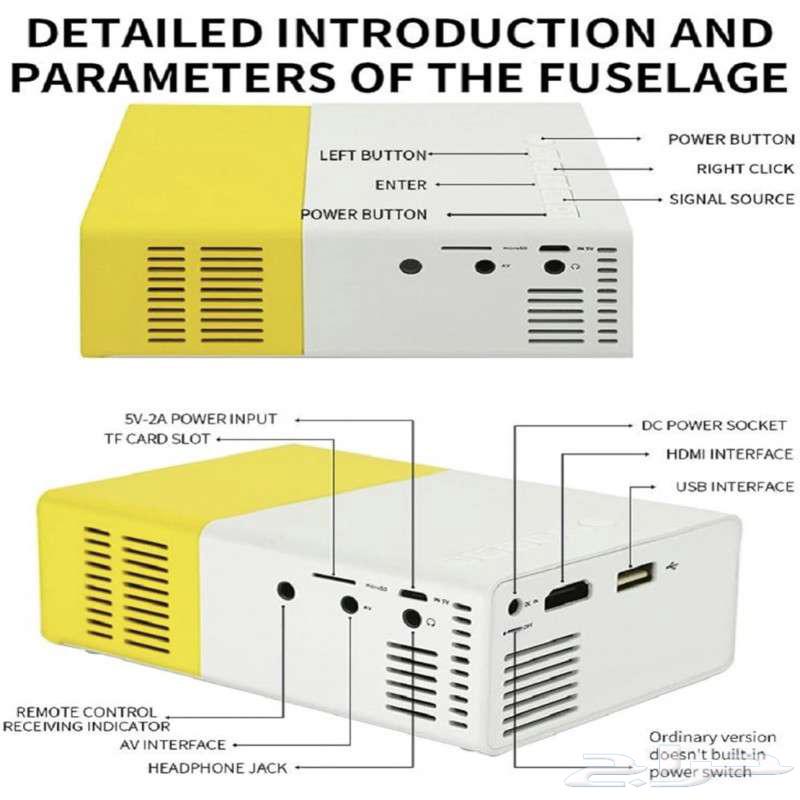 جهاز بروجيكتر صغير الأصلي جهاز عرض LED محمول63350323998466112