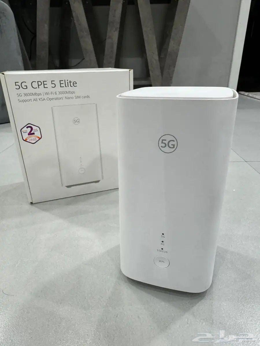 راوتر هواوي 5G منزلي CPE 5 يدعم جميع الشبكات63339204820098114