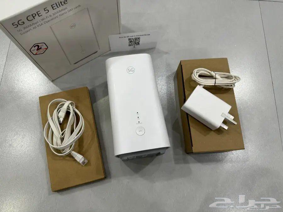 راوتر هواوي 5G منزلي CPE 5 يدعم جميع الشبكات63339204820098113