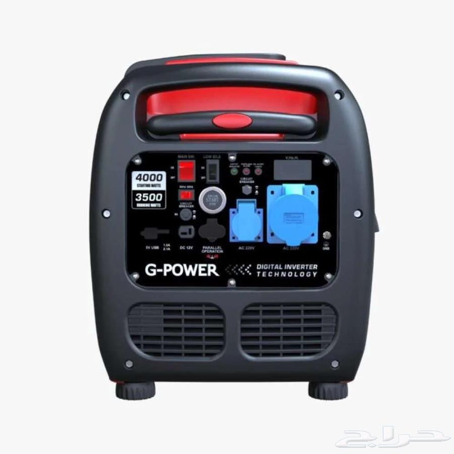 مولد كهرباء 4 كيلو واط كاتم صوت جي باور بنزين GP4500I63614915733763113