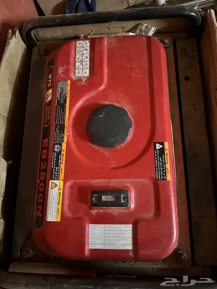 ماطور كهرباء بنزين نظيف استخدام قليل جدا  بحالة الجديد63005145891585113