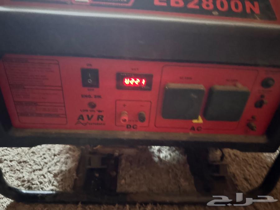 ماطور كهرباء بنزين نظيف استخدام قليل جدا  بحالة الجديد63005145891585111