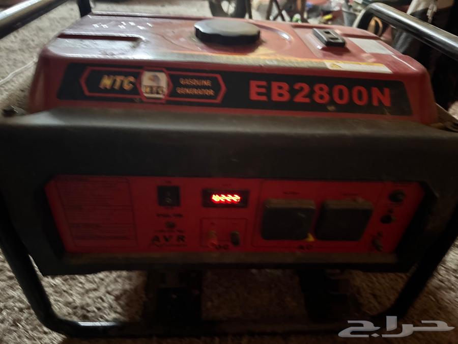 ماطور كهرباء بنزين نظيف استخدام قليل جدا  بحالة الجديد63005145891585112