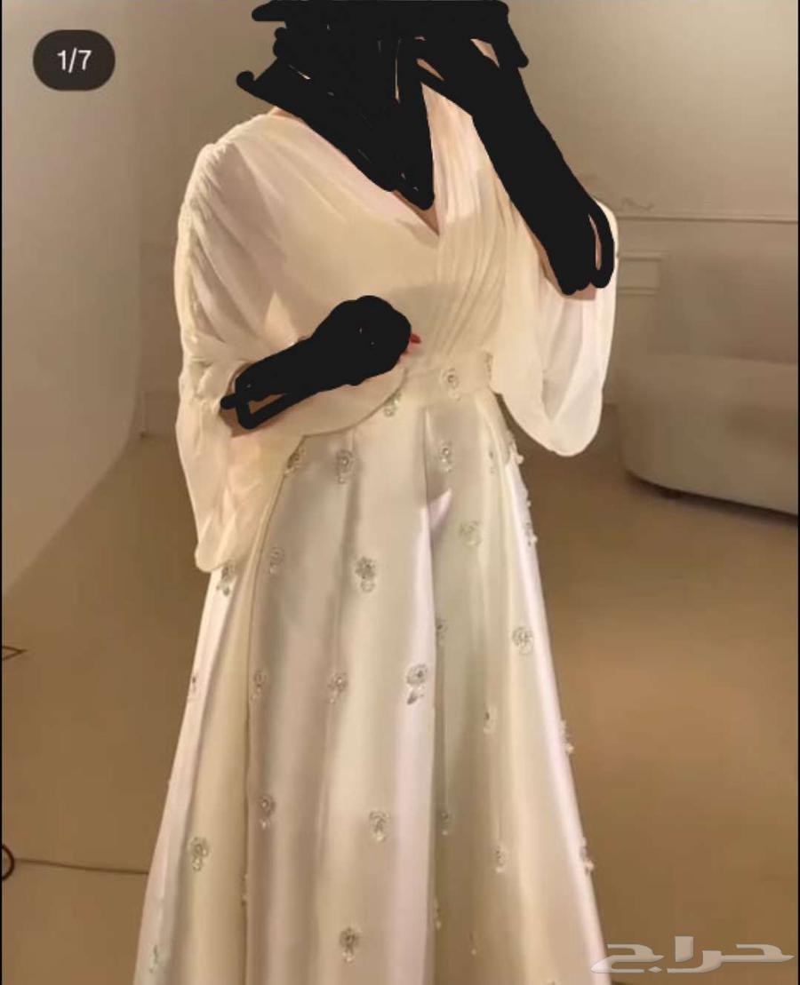 فستان عروس أبيض مستعمل للبيع63394712145667112