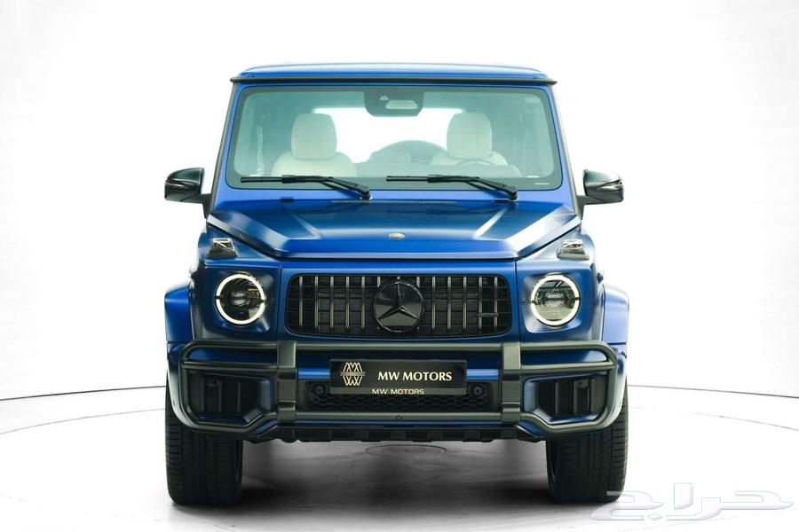 مرسيدس G 63 موديل 2025 أصفار خليجي أزرق ماجنو أبيض63399628124419111