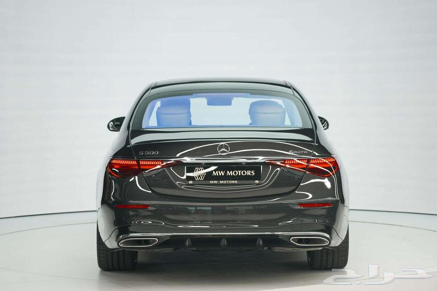 مرسيدس S 500 موديل 2025 أصفار خليجي رمادي غامق أبيض63396452743299114