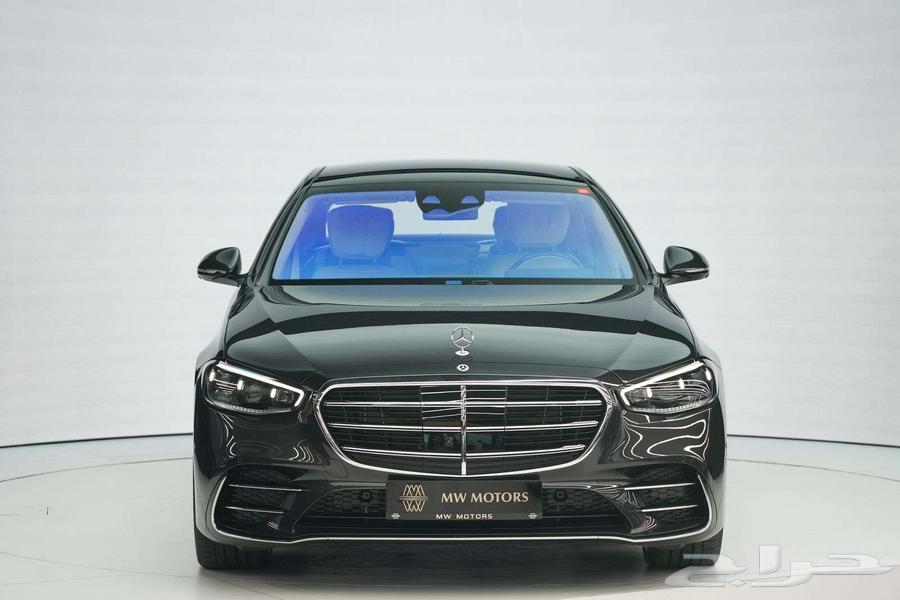 مرسيدس S 500 موديل 2025 أصفار خليجي رمادي غامق أبيض63396452743299111