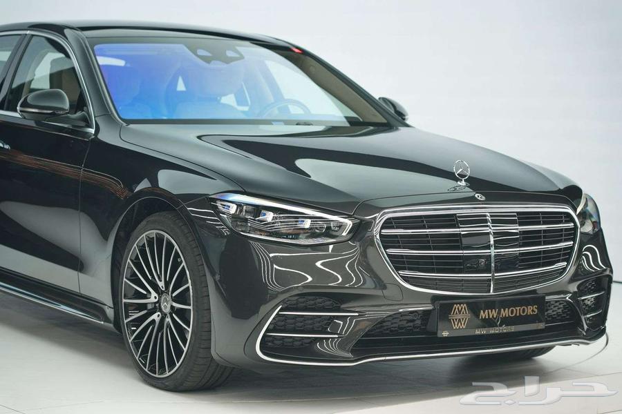 مرسيدس S 500 موديل 2025 أصفار خليجي رمادي غامق أبيض63396452743299112