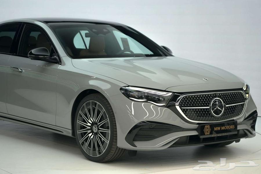 Mercedes E 300 2025 model, Gulf specs, Alpine Grey with Brown TONKA interior63381497520515112
