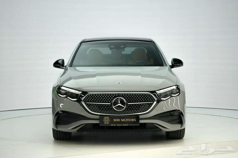 Mercedes E 300 2025 model, Gulf specs, Alpine Grey with Brown TONKA interior63381497520515111