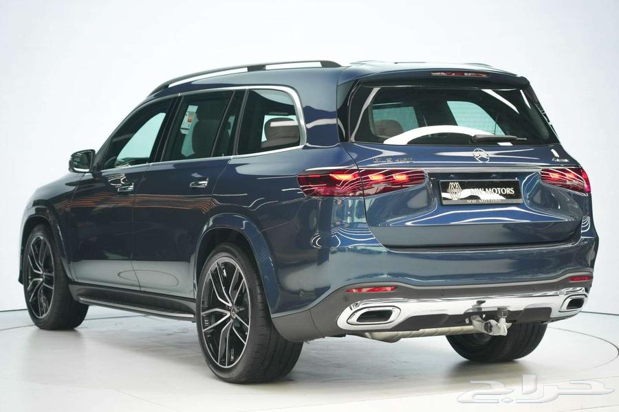Mercedes GLS 450 2025 model, Gulf specs, blue and white63381439206913113